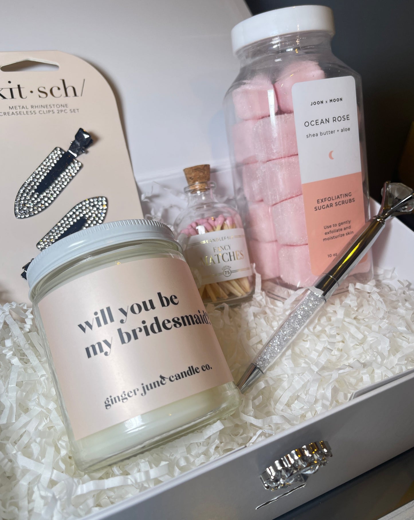 Blushing Rose Bridesmaid Proposal Box