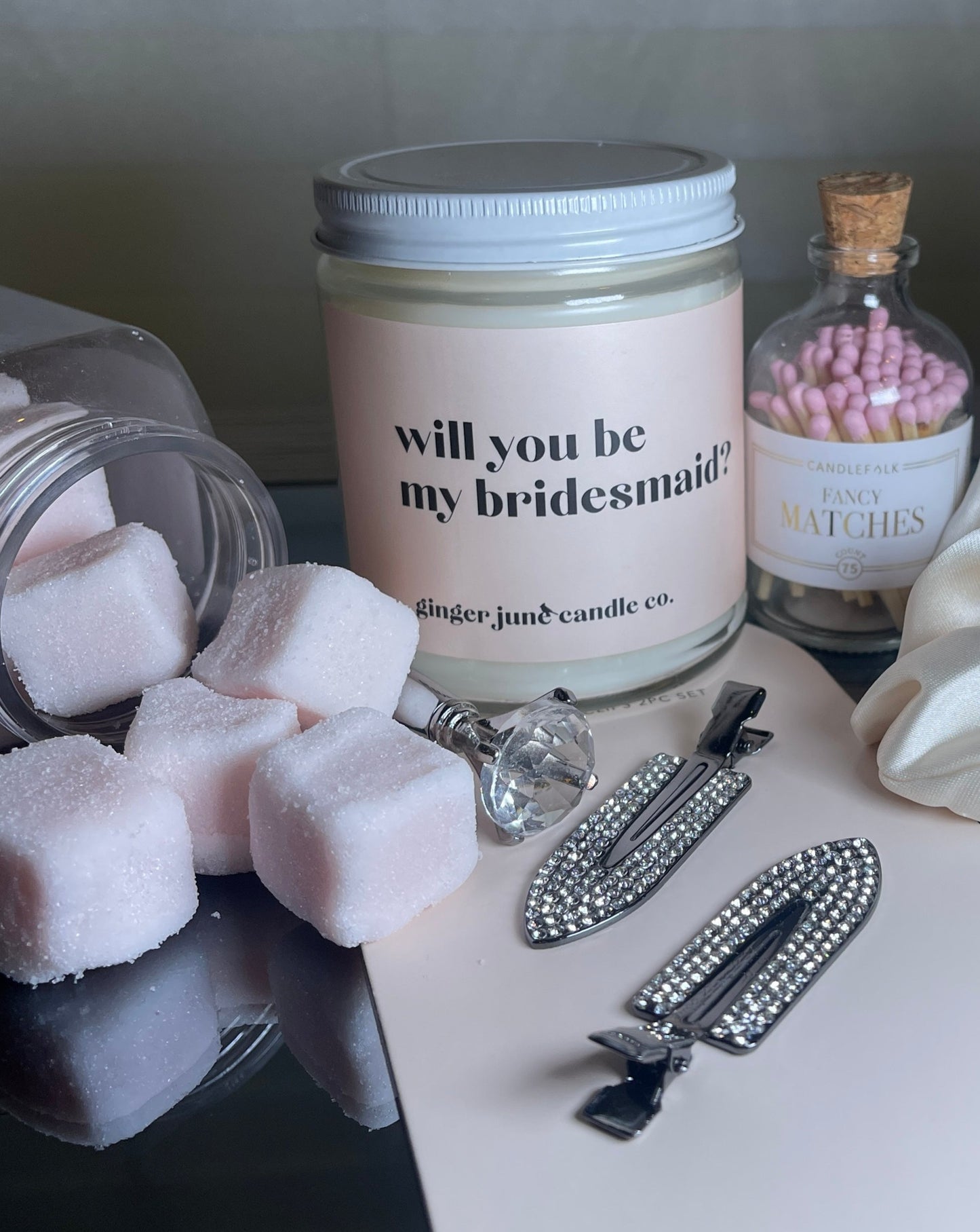 Blushing Rose Bridesmaid Proposal Box