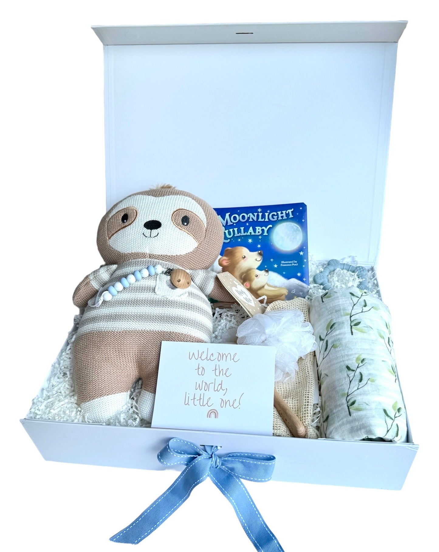 Huggable Knit Sloth Gift Set