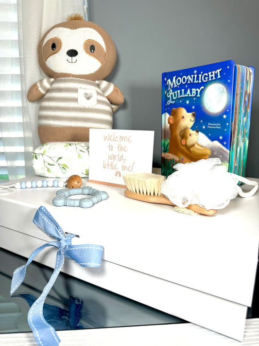 Huggable Knit Sloth Gift Set