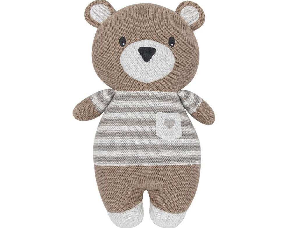 Huggable Knit Bear Gift Set